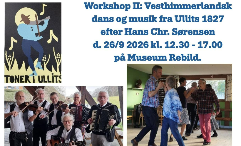 Workshop for spillemænd og dansere: Vesthimmerlandsk dans og musik fra Ullits 1827 efter Hans Chr. Sørensen