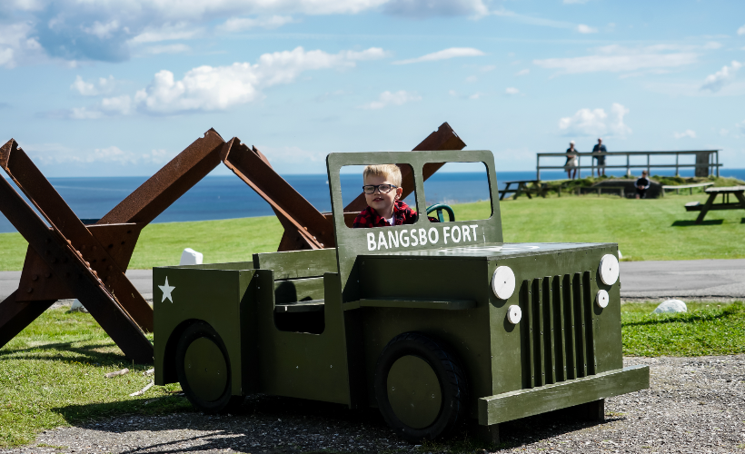 Børnerundvisning på Bangsbo Fort