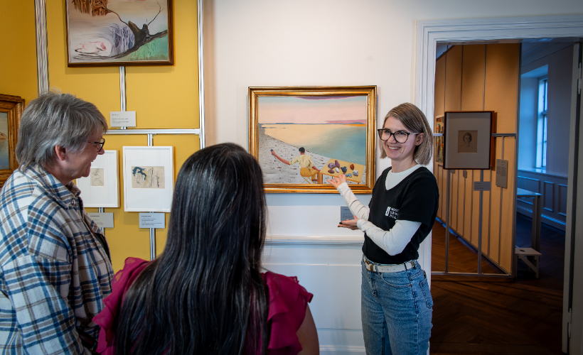 Omvisning på tysk på Kunstmuseet Brundlund Slot