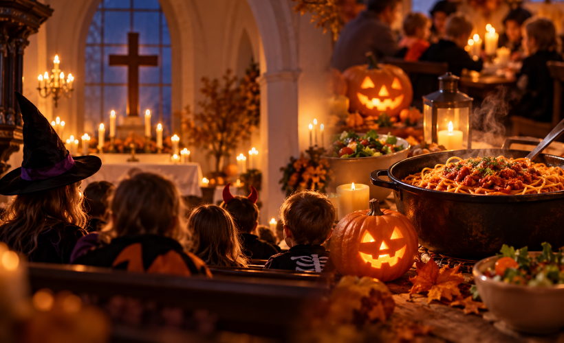 Halloweengudstjeneste med spisning i Løgstør Kirke